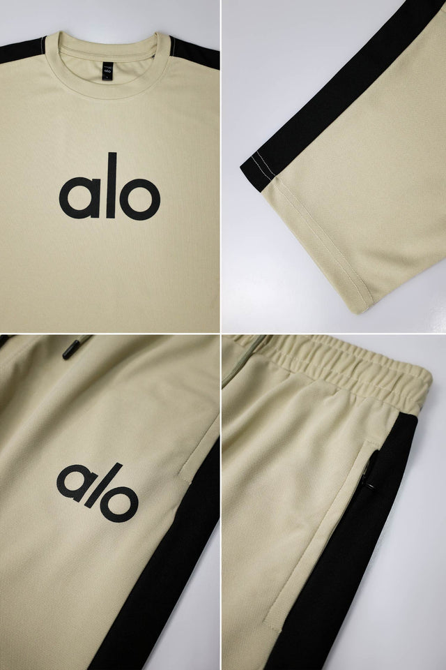 Alo Trendy Side Panel Stripe Men's Tracksuit