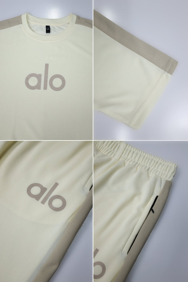 Alo Trendy Side Panel Stripe Men's Tracksuit