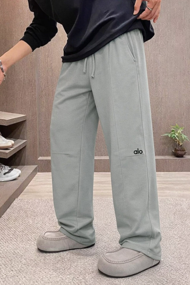 Alo Icons Pleated Loose Bottom Trouser