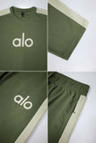 Alo Trendy Side Panel Stripe Men's Tracksuit